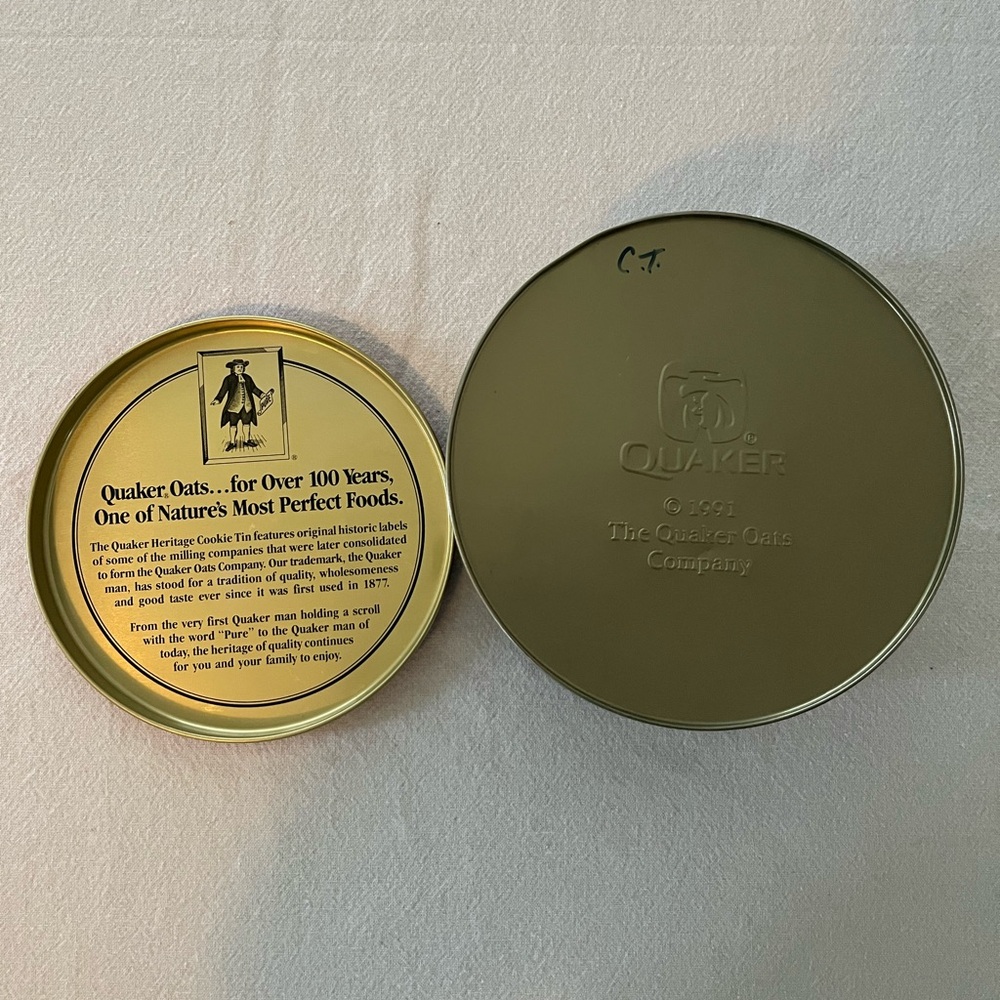 1991 Quaker Oats Tin - Picture 4 of 5